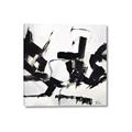 Picture of Black Abstract with Fine Line _GroupedProduct_Square_Canvas_