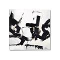 Picture of Black Abstract with Fine Line _GroupedProduct_Square_Canvas_