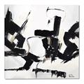 Picture of Black Abstract with Fine Line _GroupedProduct_Square_Canvas_
