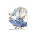 Picture of Blue Jeans I _GroupedProduct_Rectangle_Portrait_Canvas_