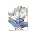 Picture of Blue Jeans I _GroupedProduct_Rectangle_Portrait_Canvas_