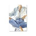 Picture of Blue Jeans I _GroupedProduct_Rectangle_Portrait_Canvas_