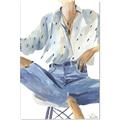 Picture of Blue Jeans I _GroupedProduct_Rectangle_Portrait_Canvas_