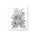Picture of Sketched Flower I _GroupedProduct_Rectangle_Portrait_Canvas_