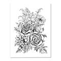 Picture of Sketched Flower I _GroupedProduct_Rectangle_Portrait_Canvas_