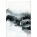 Picture of Misty Forest with Birds _GroupedProduct_Rectangle_Portrait_Canvas_