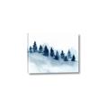 Picture of Misty Forest Blue Trees _GroupedProduct_Rectangle_Landscape_Canvas_