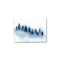 Picture of Misty Forest Blue Trees _GroupedProduct_Rectangle_Landscape_Canvas_