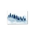 Picture of Misty Forest Blue Trees _GroupedProduct_Rectangle_Landscape_Canvas_