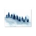 Picture of Misty Forest Blue Trees _GroupedProduct_Rectangle_Landscape_Canvas_