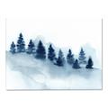 Picture of Misty Forest Blue Trees _GroupedProduct_Rectangle_Landscape_Canvas_