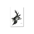 Picture of Sketched Deer side  _GroupedProduct_Rectangle_Portrait_Canvas_