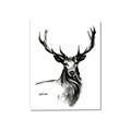 Picture of Sketched Deer  _GroupedProduct_Rectangle_Portrait_Canvas_