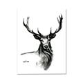 Picture of Sketched Deer  _GroupedProduct_Rectangle_Portrait_Canvas_