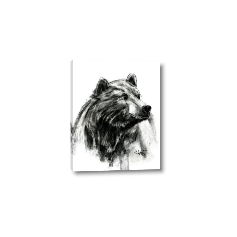 Picture of Sketched Bear _GroupedProduct_Rectangle_Portrait_Canvas_