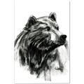 Picture of Sketched Bear _GroupedProduct_Rectangle_Portrait_Canvas_