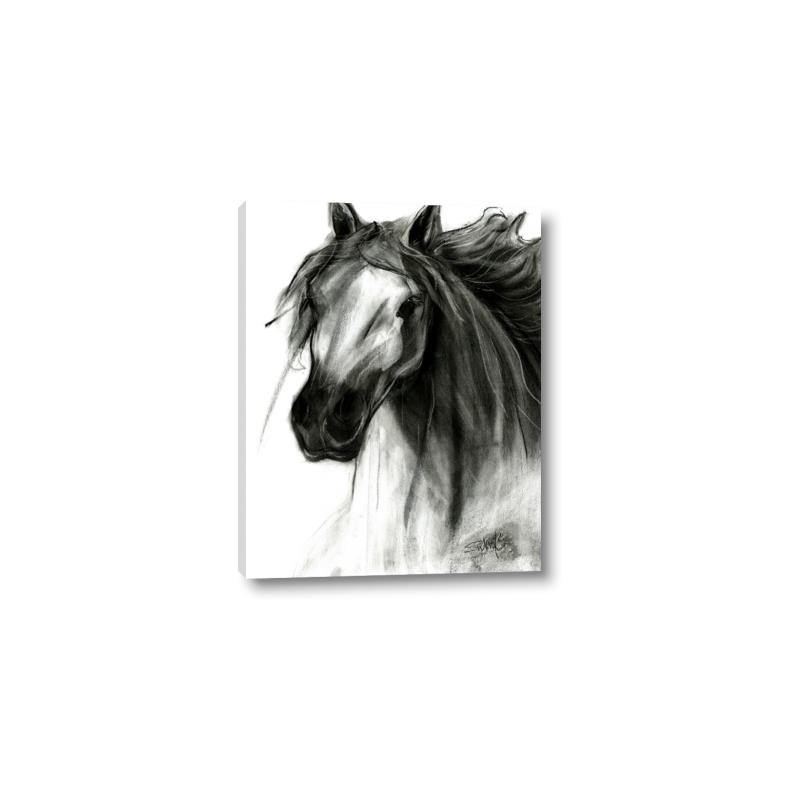 Picture of Sketched Horse _GroupedProduct_Rectangle_Portrait_Canvas_