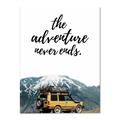 Picture of The Adventure Never Ends _GroupedProduct_Rectangle_Portrait_Photography _GroupedProduct_Rectangle_Portrait_Canvas_