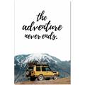Picture of The Adventure Never Ends _GroupedProduct_Rectangle_Portrait_Photography _GroupedProduct_Rectangle_Portrait_Canvas_