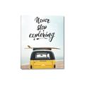 Picture of Never Stop Exploring Van _GroupedProduct_Rectangle_Portrait_Photography _GroupedProduct_Rectangle_Portrait_Canvas_