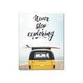 Picture of Never Stop Exploring Van _GroupedProduct_Rectangle_Portrait_Photography _GroupedProduct_Rectangle_Portrait_Canvas_