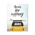 Picture of Never Stop Exploring Van _GroupedProduct_Rectangle_Portrait_Photography _GroupedProduct_Rectangle_Portrait_Canvas_