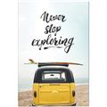 Picture of Never Stop Exploring Van _GroupedProduct_Rectangle_Portrait_Photography _GroupedProduct_Rectangle_Portrait_Canvas_