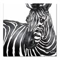 Picture of Zebra Watching _GroupedProduct_Square_Canvas_