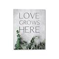 Picture of Love grows here _GroupedProduct_Rectangle_Portrait_Canvas_