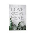 Picture of Love grows here _GroupedProduct_Rectangle_Portrait_Canvas_