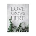 Picture of Love grows here _GroupedProduct_Rectangle_Portrait_Canvas_