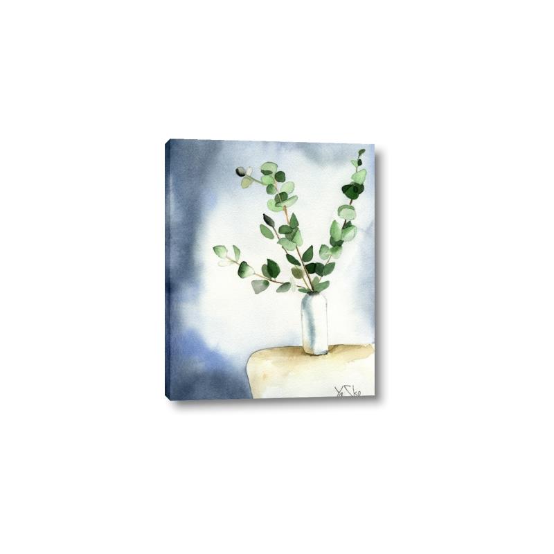 Picture of Green leaves  Pot _GroupedProduct_Rectangle_Portrait_Canvas_