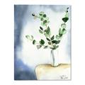 Picture of Green leaves  Pot _GroupedProduct_Rectangle_Portrait_Canvas_