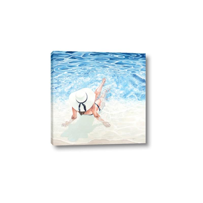 Picture of Wading at the Beach _GroupedProduct_Square_Canvas_