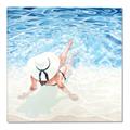 Picture of Wading at the Beach _GroupedProduct_Square_Canvas_