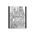 Picture of City Sketch I _GroupedProduct_Rectangle_Portrait_Canvas_