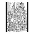 Picture of City Sketch I _GroupedProduct_Rectangle_Portrait_Canvas_