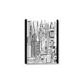 Picture of City Sketch II _GroupedProduct_Rectangle_Portrait_Canvas_