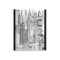 Picture of City Sketch II _GroupedProduct_Rectangle_Portrait_Canvas_
