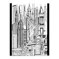 Picture of City Sketch II _GroupedProduct_Rectangle_Portrait_Canvas_