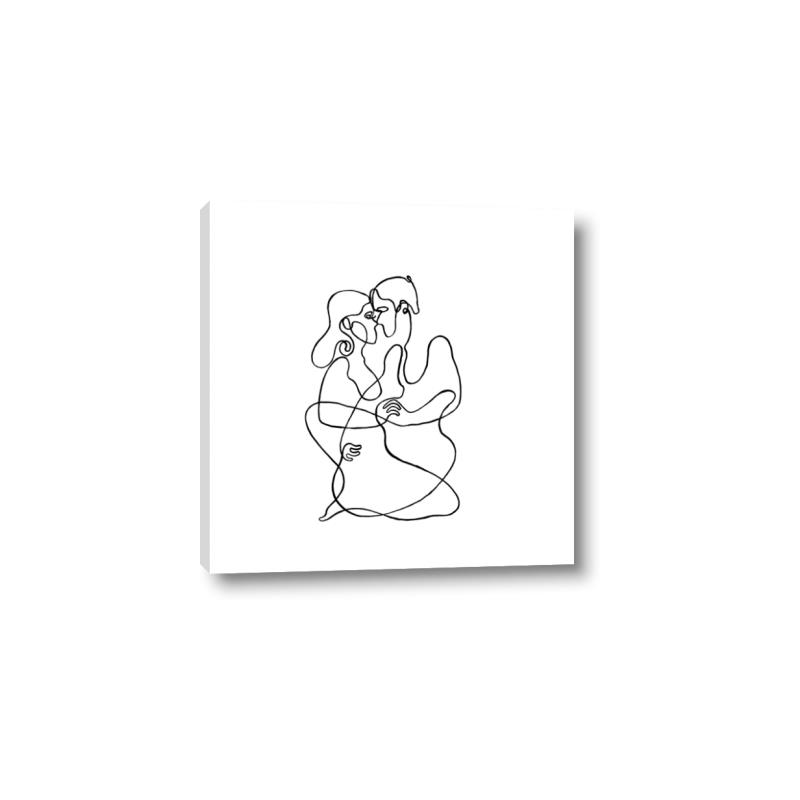 Picture of Intertwined II  _GroupedProduct_Square_Canvas_