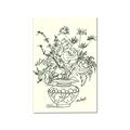 Picture of Drawn Florals I  _GroupedProduct_Rectangle_Portrait_Canvas_