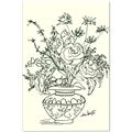 Picture of Drawn Florals I  _GroupedProduct_Rectangle_Portrait_Canvas_