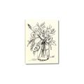Picture of Drawn Florals II  _GroupedProduct_Rectangle_Portrait_Canvas_
