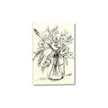 Picture of Drawn Florals II  _GroupedProduct_Rectangle_Portrait_Canvas_