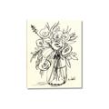 Picture of Drawn Florals II  _GroupedProduct_Rectangle_Portrait_Canvas_