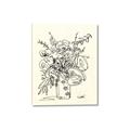Picture of Drawn Florals III  _GroupedProduct_Rectangle_Portrait_Canvas_
