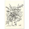 Picture of Drawn Florals III  _GroupedProduct_Rectangle_Portrait_Canvas_