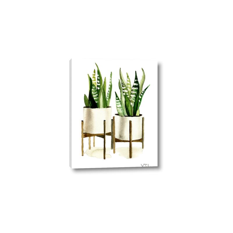 Picture of House Plants II  _GroupedProduct_Rectangle_Portrait_Canvas_