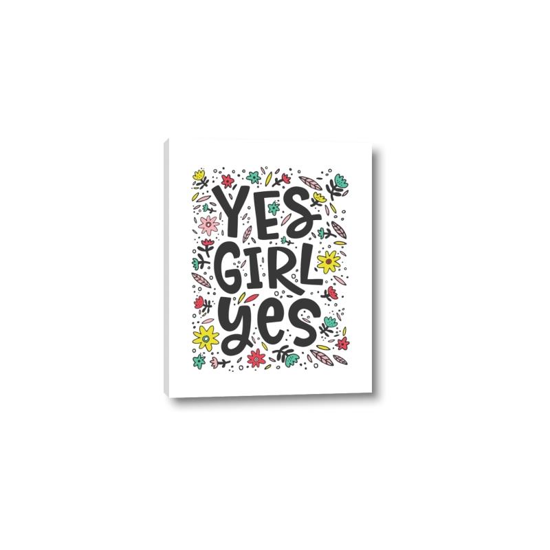 Picture of Yes Girl  _GroupedProduct_Rectangle_Portrait_Canvas_